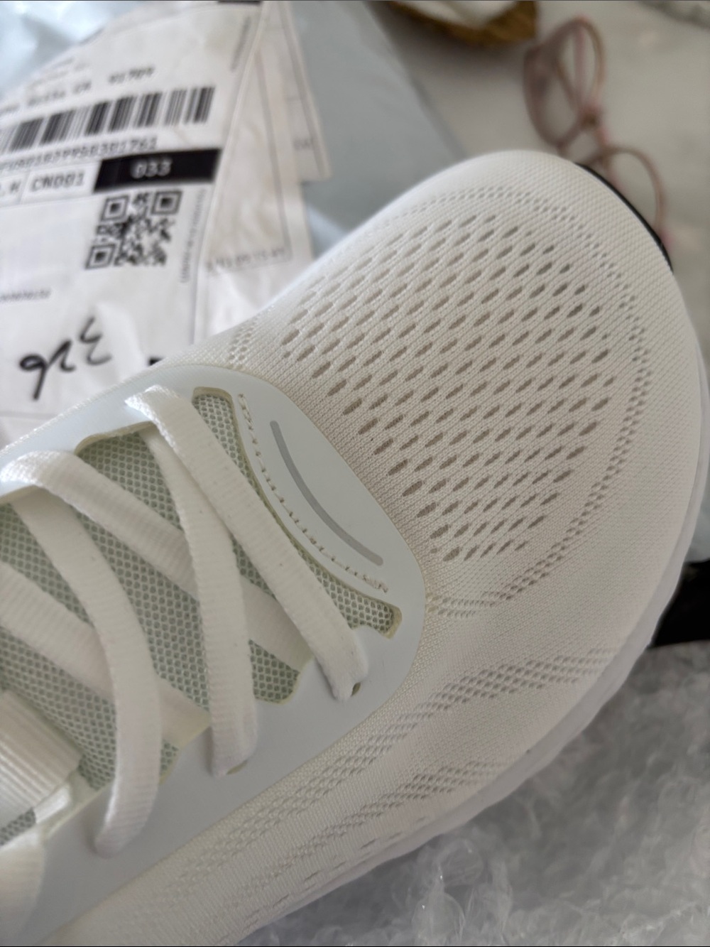 Cuurt Women's White Athletic Walking Shoes - Picture 7 of 9